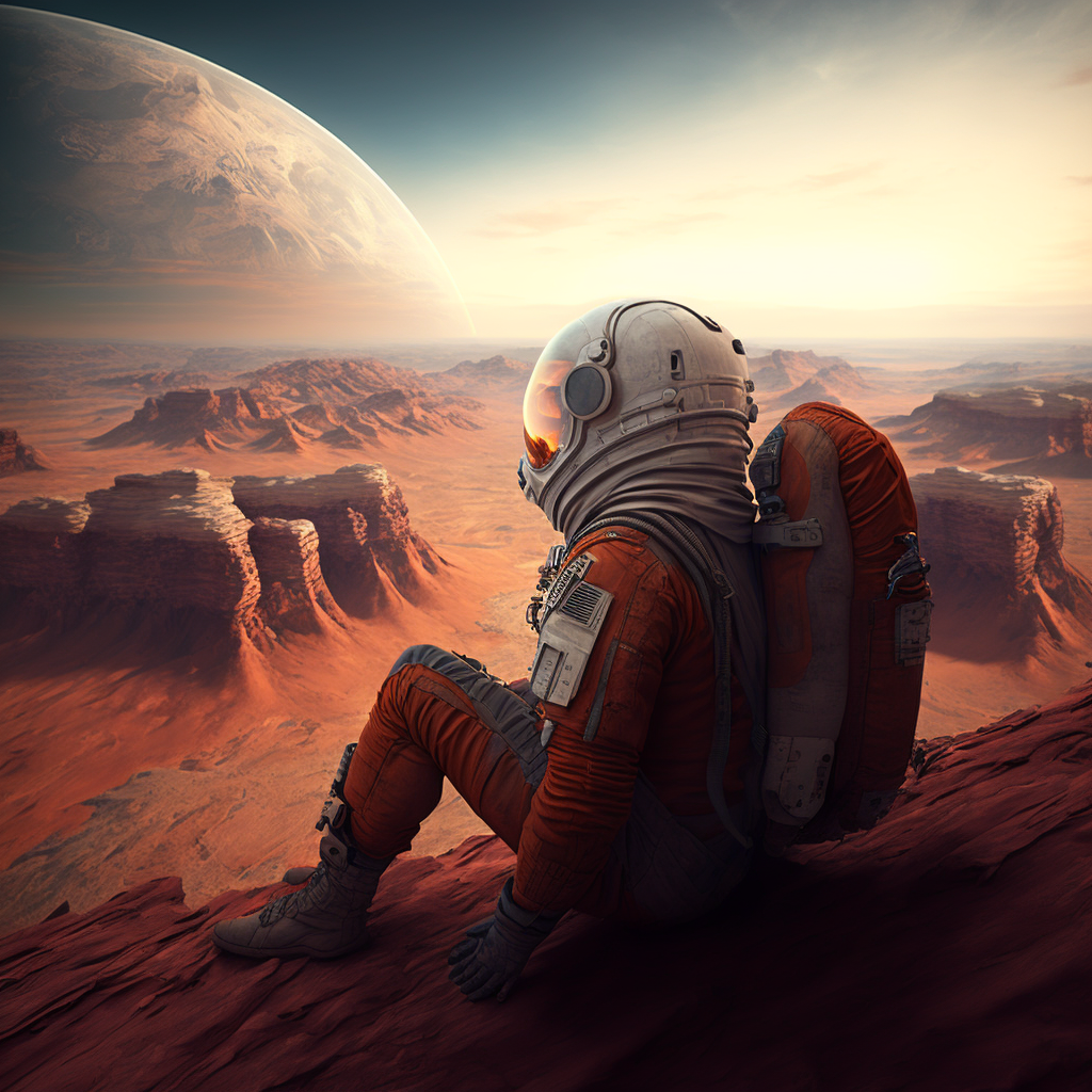chenle02_A_homesick_guy_looking_back_to_Earch_from_Mars_cinemar.png